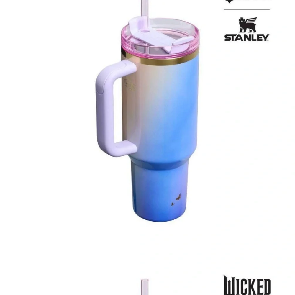 NEW Stanley Wicked Glinda Blue and Purple Ombre Tumbler with Handle 40oz - Picture 5 of 8
